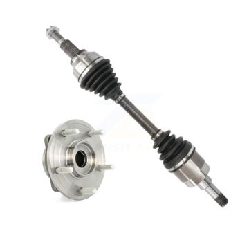 Front Left CV Axle Drive Shaft And Complete Hub Bearing Assembly Kit For Dodge Journey KN7-100017