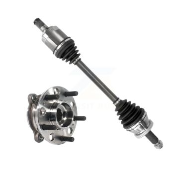 Front Left CV Axle Drive Shaft And Hub Bearing Kit For Kia Sorento Hyundai Santa Fe Sport KN7-100057