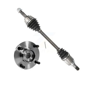 Front Left CV Axle Drive Shaft And Hub Bearing Assembly Kit For Nissan Versa w o CVT KN7-100065