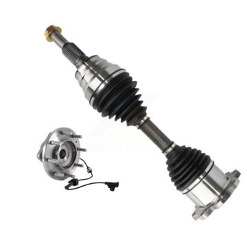 Front Left CV Axle Shaft And Bearing Kit For GMC Sierra 3500 HD Chevrolet Silverado 4WD KN7-100090