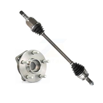 Front Left CV Axle Drive Shaft And Wheel Hub Bearing Kit For Subaru Forester Impreza WRX KN7-100102