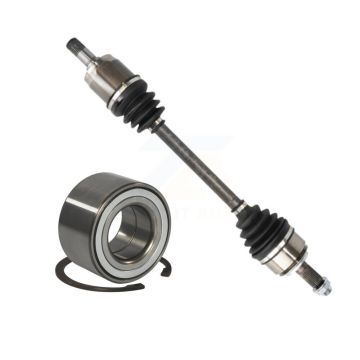 Front Left CV Axle Drive Shaft Complete Assembly And Wheel Bearing Kit For Honda Fit KN7-100166