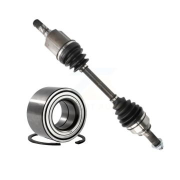 Front Left CV Axle Drive Shaft Complete Assembly And Wheel Bearing Kit For Mazda 3 KN7-100179