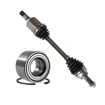 Front Left CV Axle Drive Shaft And Wheel Bearing Kit For 2007-2008 Mazda 3 Primary Design KN7-100180