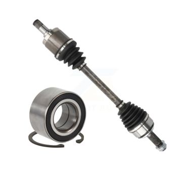 Front Left CV Axle Drive Shaft And Wheel Bearing Kit For Honda Civic Accord Acura CSX ILX KN7-100181