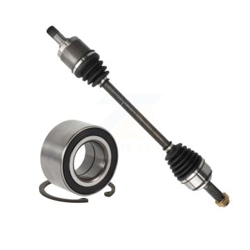 Front Left CV Axle Drive Shaft Complete Assembly And Wheel Bearing Kit For Honda Civic KN7-100184