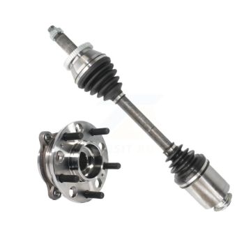 Front Right CV Axle Drive Shaft And Hub Bearing Kit For 2017-2018 Hyundai Santa Fe Sport KN7-100316
