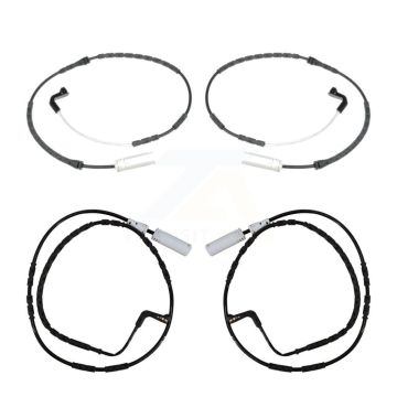 Front Rear Brake Pads Wear Sensor (4 Pack) For 2009-2010 BMW 328i xDrive 335i 3.0L KSE-100148