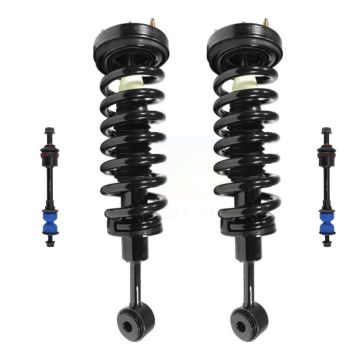 Front Complete Shock Assembly & TOR Link Kit For 2006-2008 Ford F-150 Lincoln Mark LT 4WD KSS-100503