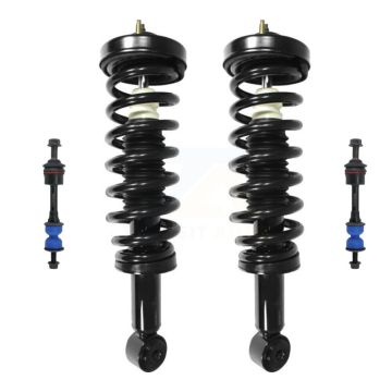 Front Complete Shock Assembly & TOR Link Kit For 2006-2008 Ford F-150 Lincoln Mark LT RWD KSS-100505