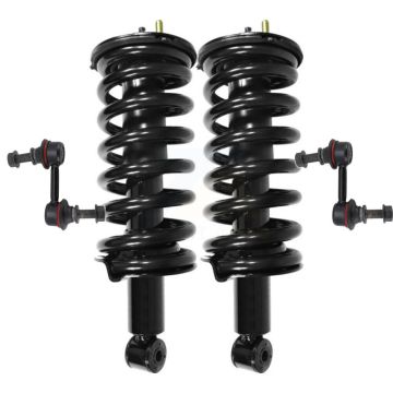 Front Shock Assembly & TOR Link Kit For Nissan TITAN Armada INFINITI QX56 Pathfinder 4WD KSS-100511