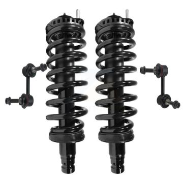 Front Shock Assembly & TOR Link Kit For GMC Chevrolet Envoy Trailblazer XL EXT Oldsmobile KSS-100543