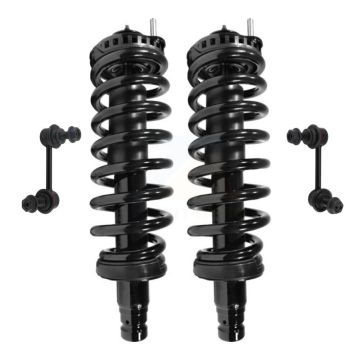 Front Shock Assembly & TOR Link Kit For Chevrolet GMC Trailblazer Envoy XL EXT Buick Saab KSS-100544