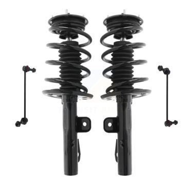 Front Complete Shock Assembly TOR Link Kit For 2010-2012 Ford Flex Excludes Turbo Models KSS-100560