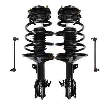 Front Complete Shock Assembly And TOR Link Kit For Toyota Camry Solara Excludes V6 Engine KSS-100569