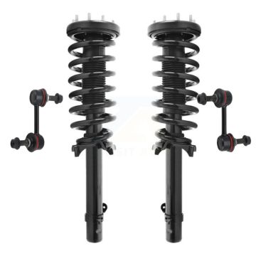Front Complete Shock Assembly And TOR Link Kit For 2008-2012 Honda Accord Sedan with 3.5L KSS-100574