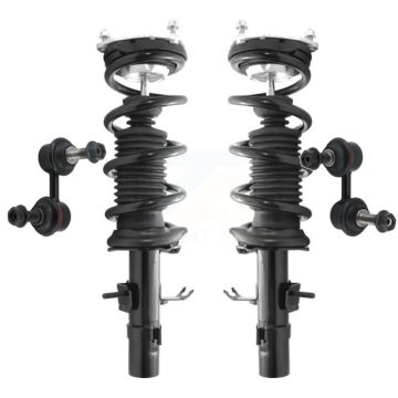 Front Complete Shock Assembly And TOR Link Kit For INFINITI G37 Q60 Coupe with AWD KSS-100587