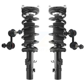 Front Complete Shock Assembly & TOR Link Kit For INFINITI G37 G35 G25 Q40 Sedan with AWD KSS-100589