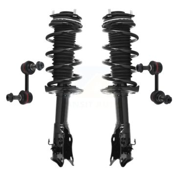 Front Complete Shock Assembly And TOR Link Kit For Honda Civic Excludes Sedan Si Models KSS-100642