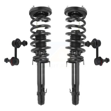 Front Shock Assembly And TOR Link Kit For 2009-2014 Acura TL FWD Excludes All Wheel Drive KSS-100646