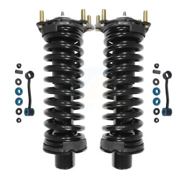 Front Shock Assembly & TOR Link Kit For Jeep Liberty Dodge Nitro Excludes Diesel Engines KSS-100695