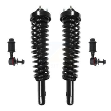 Front Complete Shock Assembly And TOR Link Kit For 1997-2000 Acura EL KSS-100697