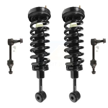 Front Complete Shock Assembly And TQ Link Kit For 2004 Ford F-150 4WD KSS-100825
