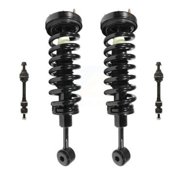 Front Complete Shock Assembly & TQ Link Kit For 2006-2008 Ford F-150 Lincoln Mark LT 4WD KSS-100826