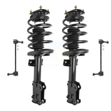 Front Shock Assembly & TQ Link Kit For 11-14 Ford Mustang Excludes Performance Suspension KSS-100843
