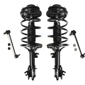 Front Complete Shock Assembly And TQ Link Kit For 2001-2006 Hyundai Santa Fe KSS-100865