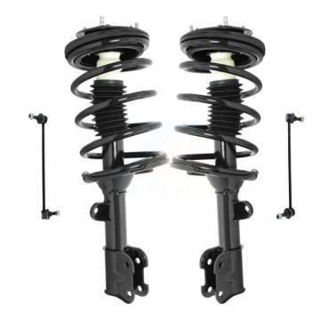 Front Complete Shock Assembly And TQ Link Kit For 2007-2009 Hyundai Santa Fe KSS-100866