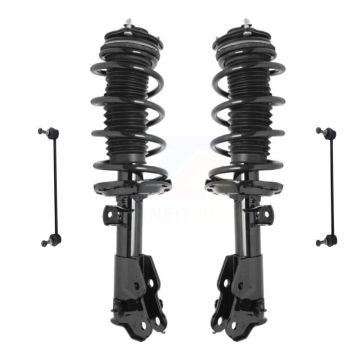 Front Complete Shock Assembly & TQ Link Kit For 2012 Honda Civic Excludes Coupe Si Model KSS-100868