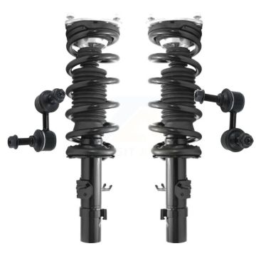 Front Complete Shock Assembly And TQ Link Kit For INFINITI G37 G35 G25 Q40 Sedan with AWD KSS-100874