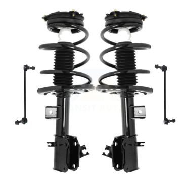 Front Shock Assembly And TQ Link Kit For 2013-2018 Nissan Altima Excludes Coupe V6 Engine KSS-100884