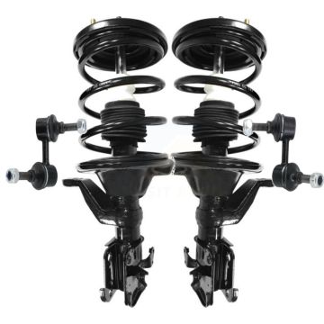 Front Complete Shock Assembly And TQ Link Kit For Honda Civic Acura EL KSS-100885