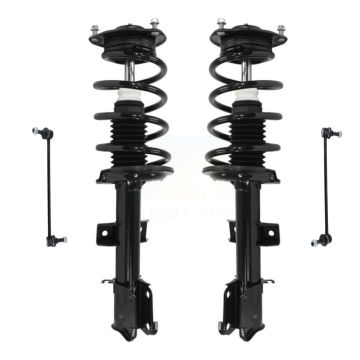 Front Complete Shock Assembly And TQ Link Kit For 2011-2013 Kia Sorento KSS-100886