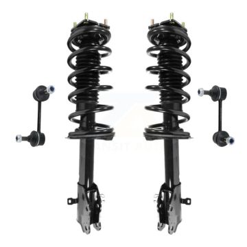 Front Complete Shock Assembly And TQ Link Kit For 2007-2012 Mazda CX-7 KSS-100889