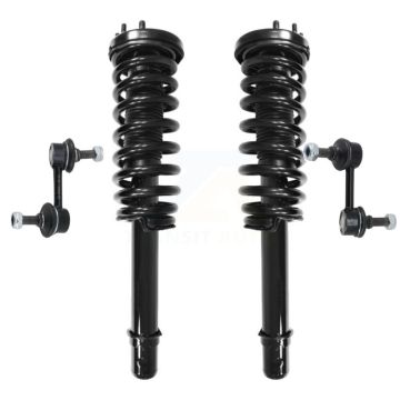 Front Complete Shock Assembly And TQ Link Kit For Honda Accord Excludes Hybrid KSS-100902