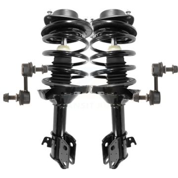 Front Complete Shock Assembly And TQ Link Kit For Subaru Impreza Excludes WRX Models KSS-100944
