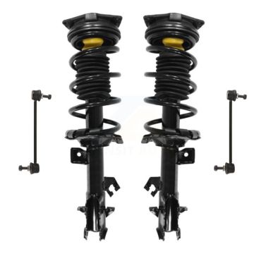 Front Complete Shock Assembly And TQ Link Kit For Nissan Versa Cube KSS-100945