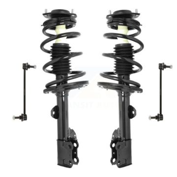 Front Shock Assembly & TQ Link Kit For 08-13 Toyota Highlander Excludes Sport Suspension KSS-100969