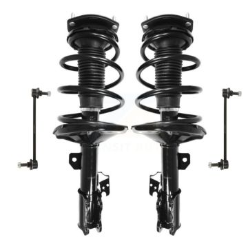 Front Complete Shock Assembly And TQ Link Kit For 2002-2003 Toyota Camry Lexus ES300 KSS-100992