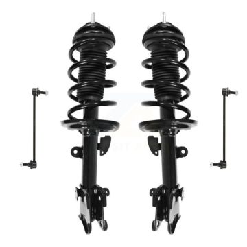 Front Shock Assembly And TQ Link Kit For Acura MDX ZDX Excludes Electronic Suspension KSS-100995