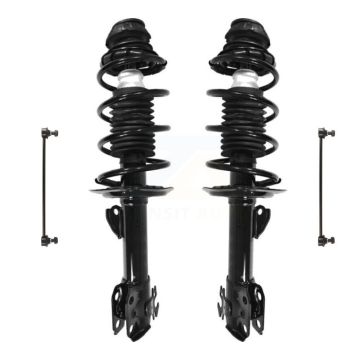 Front Complete Shock Assembly And TQ Link Kit For Toyota Yaris Prius C KSS-101005