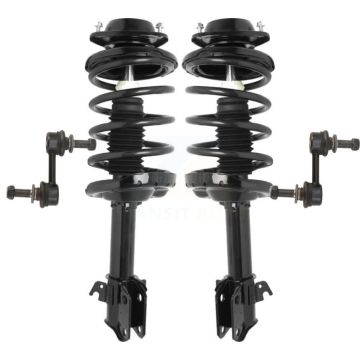 Front Shock Assembly & TQ Link Kit For 10-12 Subaru Outback Excludes Manual Transmission KSS-101014