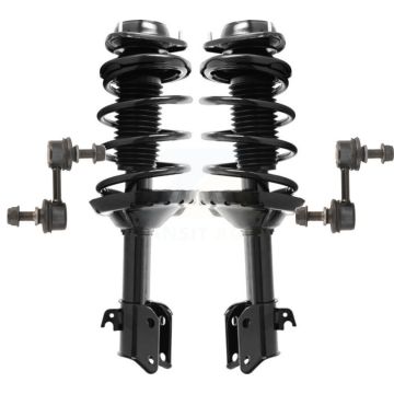 Front Shock Assembly & TQ Link Kit For Subaru Forester Excludes Load Leveling Suspension KSS-101016