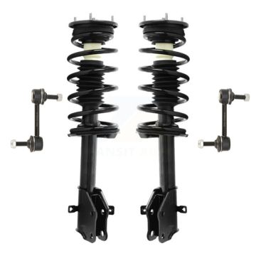 Front Complete Shock Assembly And TQ Link Kit For 2007-2010 Ford Edge Lincoln MKX KSS-101024