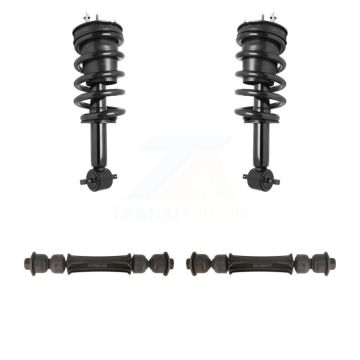 Front Shock Assembly & TQ Link Kit For GMC Sierra 1500 Chevrolet Silverado LD Limited RWD KSS-101054