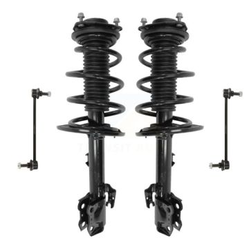 Front Shock Assembly & TQ Link Kit For 14-19 Toyota Highlander Excludes Sport Suspension KSS-101131