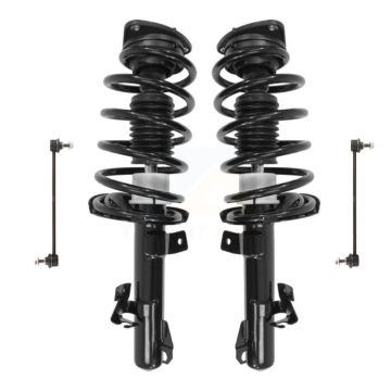 Front Complete Shock Assembly And TQ Link Kit For 2012-2017 Mazda 5 KSS-101137